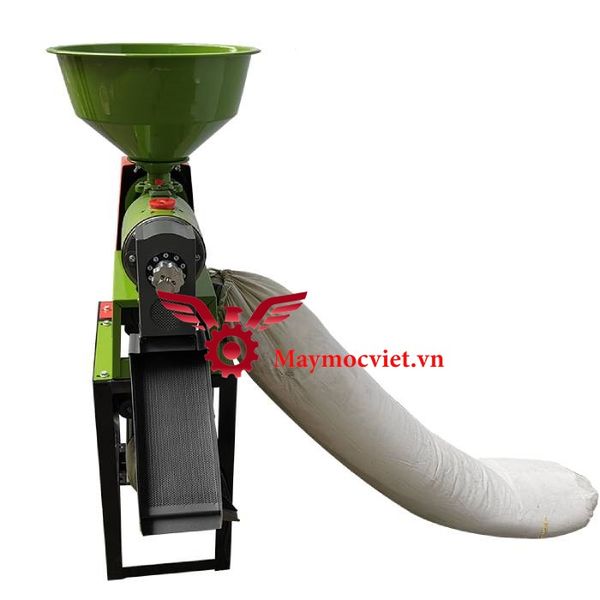 Máy xát gạo mini và nghiền ngô vỡ mảnh VINMAX 6N40