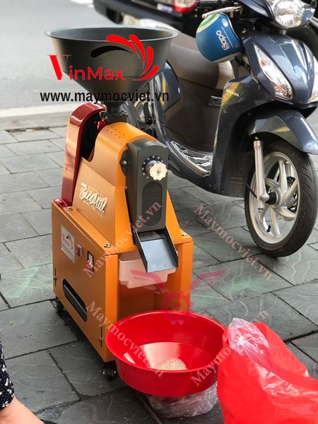 Máy xát gạo, vỡ hạt mini Vinmax YL40