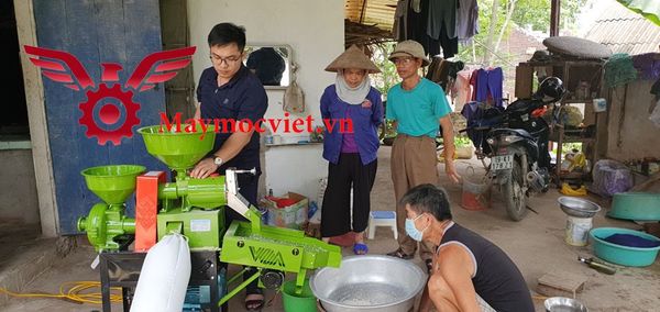 Máy xay xát lúa gạo 3 chức năng xát,nghiền bột, sàng rung 3 cấp X3CN-B