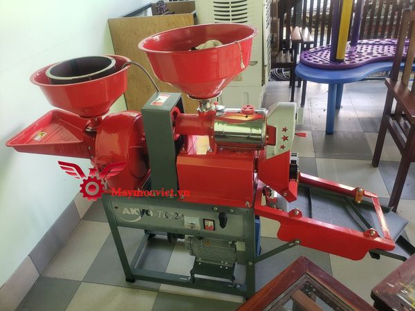 Máy xát gạo Vinmax VMXG220 lọc sạn 3 cấp