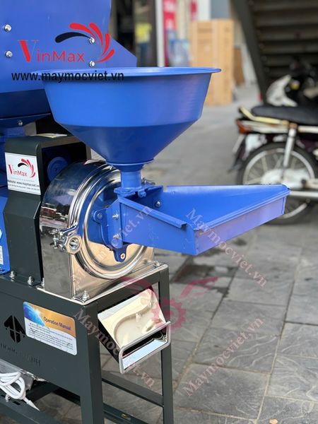 Máy xát gạo lọc tạp chất, lọc sạn sàng rung 3 cấp Turbo TL286Pro