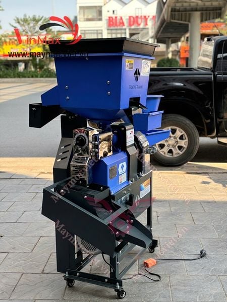 Máy xát gạo lọc tạp chất, lọc sạn sàng rung 3 cấp Turbo TL286Pro