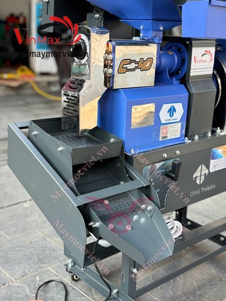 Máy xát gạo lọc tạp chất, lọc sạn sàng rung 3 cấp Turbo TL286Pro