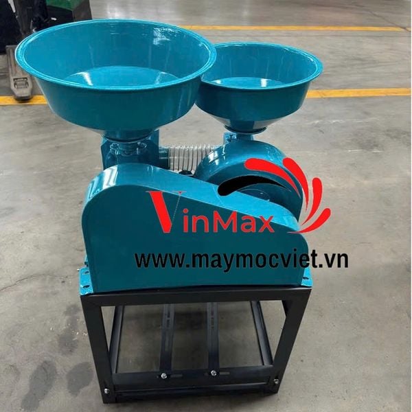 Máy xát gạo đa năng mini Turbo HNF 4JX motor 3kw 1 pha