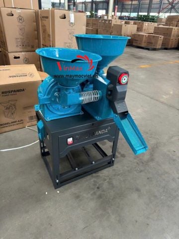 Máy xát gạo đa năng mini Turbo HNF 4JX motor 3kw 1 pha