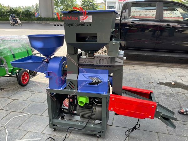 Máy xát gạo sàng rung lọc bổi trấu Turbo TBX688