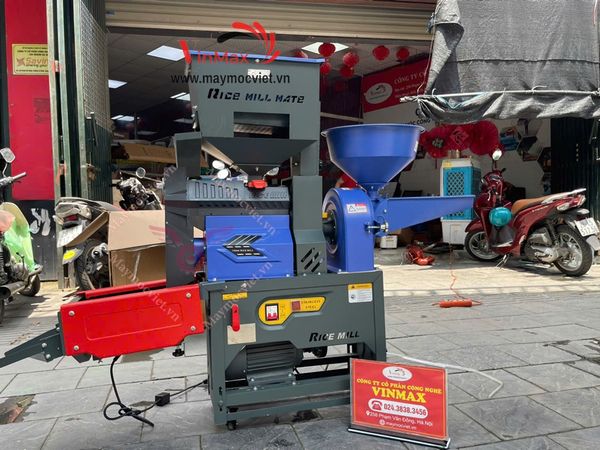 Máy xát gạo sàng rung lọc bổi trấu Turbo TBX688