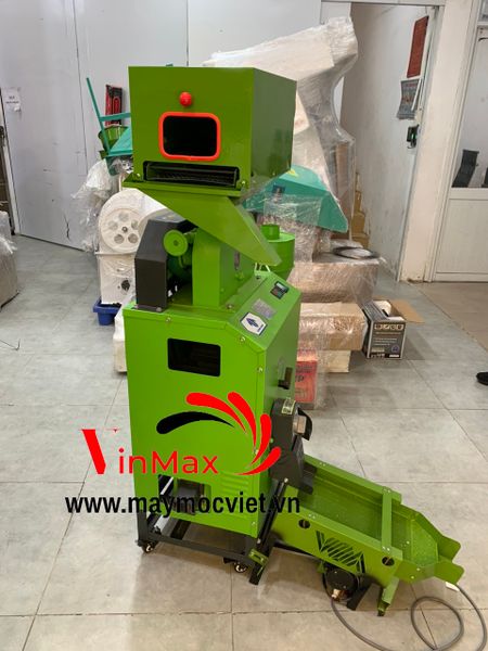 Máy xát gạo đa năng xát trắng, xát lứt phễu lọc tạp chất kèm sàng rung VM350N