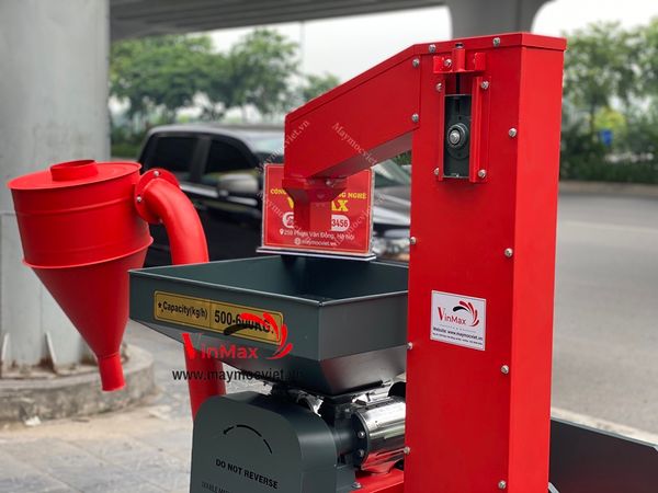 Máy xay xát lúa gạo liên hoàn VM600-2C - Gầu tải thóc – Lọc tạp chất đầu vào – Sàng rung lọc cát sạn đầu ra