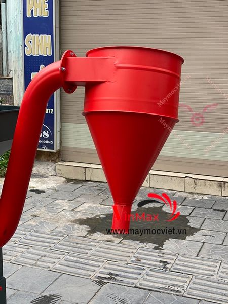 Máy xay xát lúa gạo liên hoàn VM600-2C - Gầu tải thóc – Lọc tạp chất đầu vào – Sàng rung lọc cát sạn đầu ra