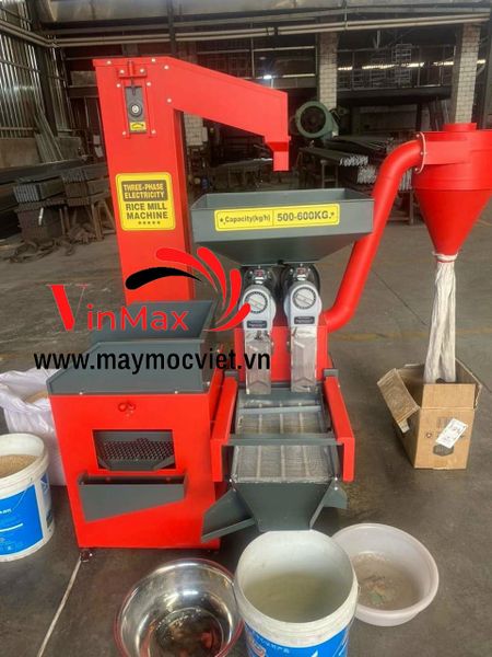 Máy xát gạo liên hoàn Vinmax VMX600