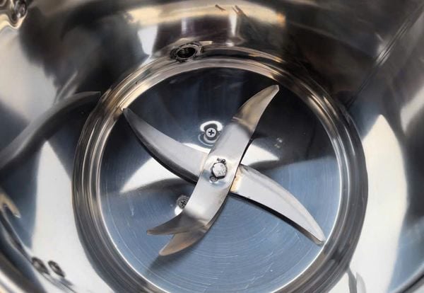 Máy xay gia vị, cháo, riềng, xả, rau má nồi 25cm công suất 1.1kw Turbo TBX25