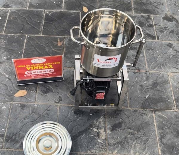 Máy xay gia vị, cháo, riềng, xả, rau má nồi 25cm công suất 1.1kw Turbo TBX25