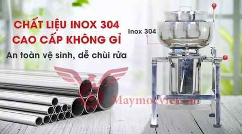 Máy xay giò chả khung inox 25kg/mẻ VM XG25 – Vinmax