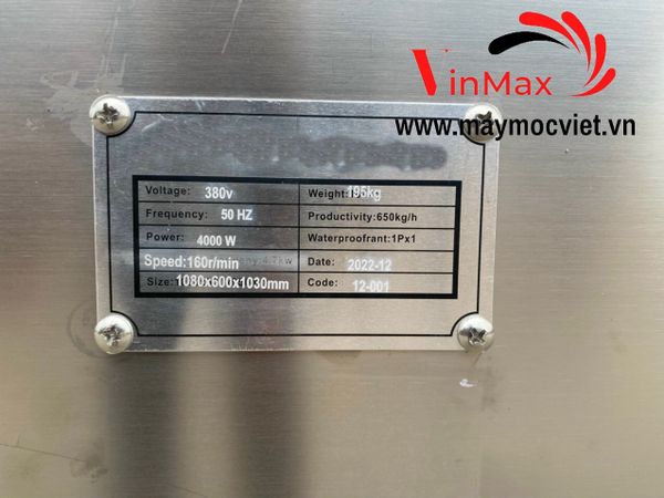 Máy xay thịt công nghiệp inox VMX42