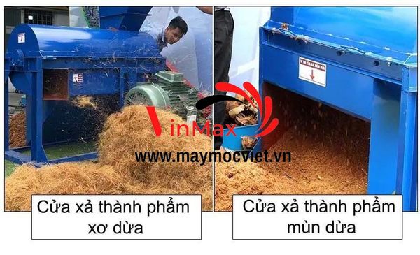 Máy xay xơ dừa công nghiệp Vinmax VMD1200