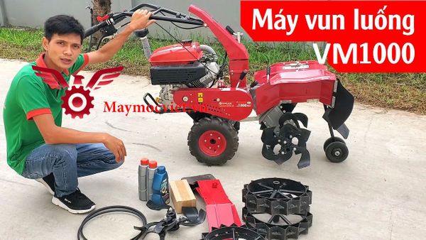 Máy vun luống xẻ rãnh Nhật Bản VM1000