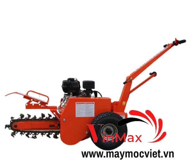 Máy đào rãnh chôn ống, máy đào rãnh thoát nước tiêu Kawasaki VMD450