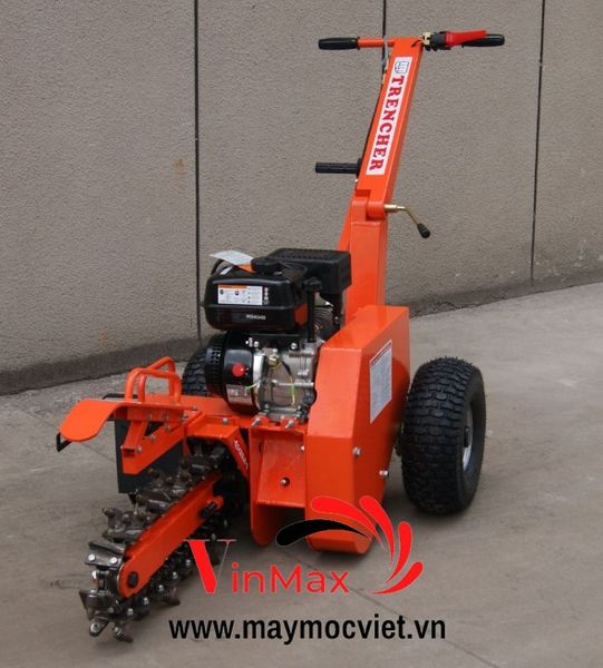 Máy đào rãnh chôn ống, máy đào rãnh thoát nước tiêu Kawasaki VMD450