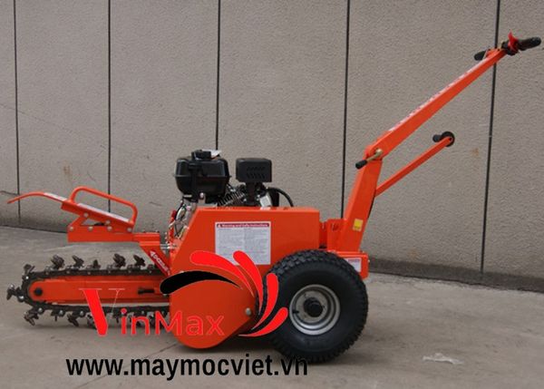 Máy đào rãnh chôn ống, máy đào rãnh thoát nước tiêu Kawasaki VMD450