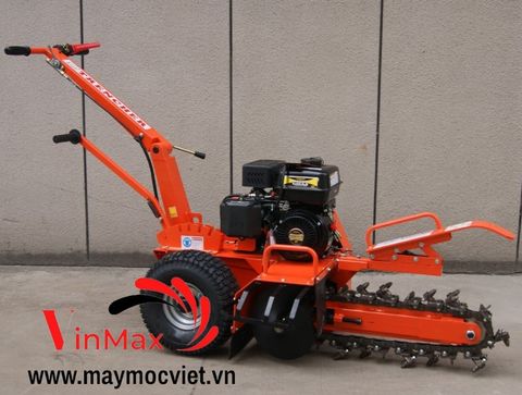 Máy đào rãnh chôn ống, máy đào rãnh thoát nước tiêu Kawasaki VMD450