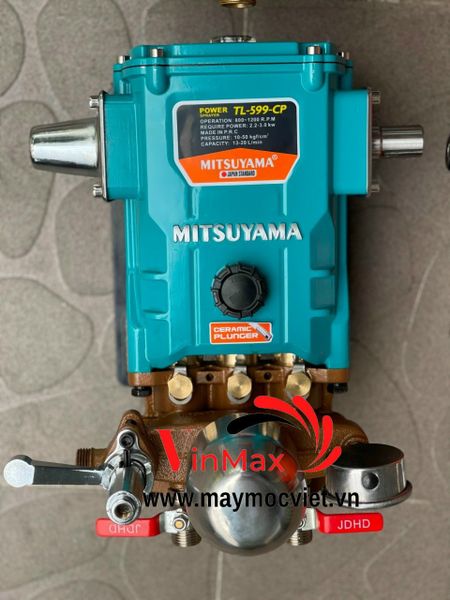 Đầu xịt áp lực pitton sứ 3hp Mitsuyama TL-599-CP