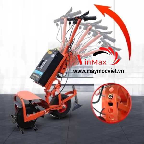 Máy xới đất sạc cỏ đa năng chạy điện VMXD 3730