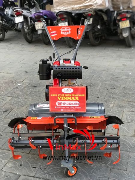 Máy xới đất động cơ dầu Kawa 186 phay cầu trước
