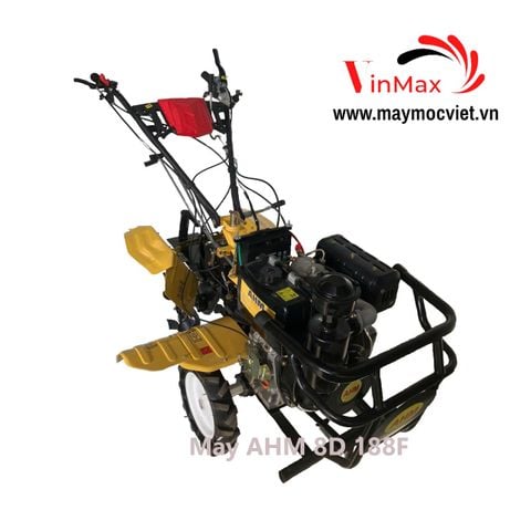 Máy xới đất 2 cầu, phay sau AHM 8D