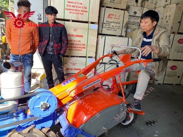 Máy làm đất đa năng cho lúa và cây màu Bông Sen BS12A
