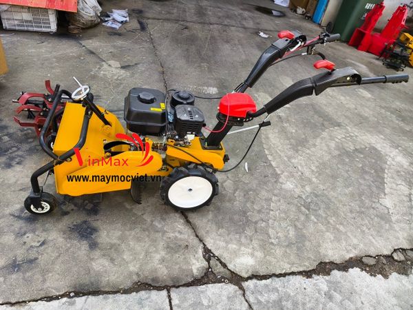 Máy làm đất 4 chức năng trục băm cỏ, sạc cỏ, xới đất, vun luống Turbo TBD500