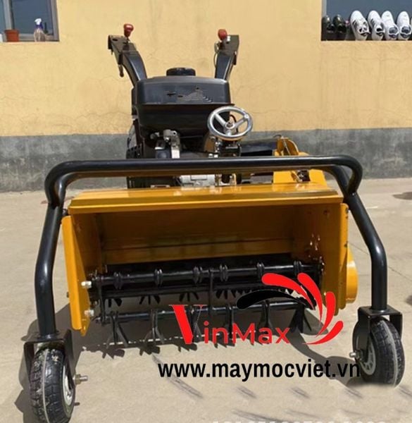 Máy làm đất 4 chức năng trục băm cỏ, sạc cỏ, xới đất, vun luống Turbo TBD500