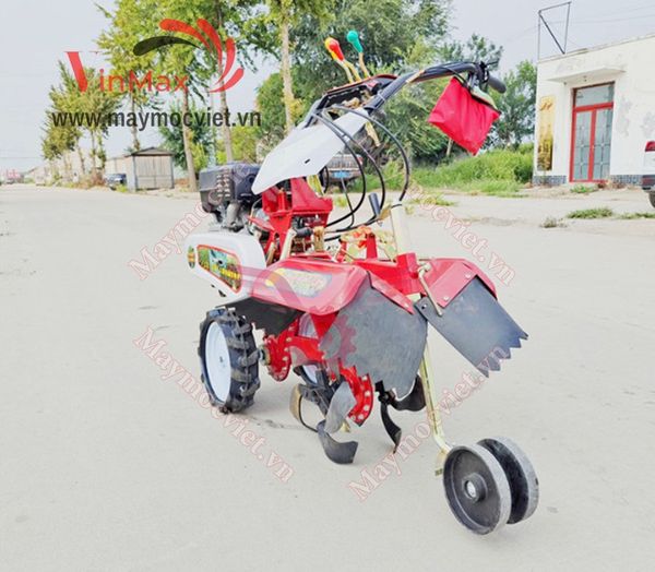 Máy xới đất lên luống tạo rãnh 2 cầu dàn xới trước Kawasaki VMDN700