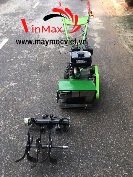 Máy làm đất đa năng xới đất, vun luống, tạo rãnh, sạc cỏ, cắt cỏ trục băm Kawasaki VMDN40