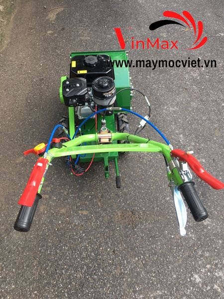 Máy làm đất đa năng xới đất, vun luống, tạo rãnh, sạc cỏ, cắt cỏ trục băm Kawasaki VMDN40