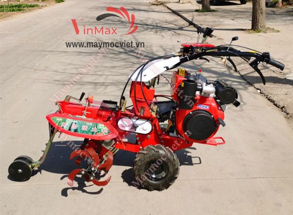 Máy xới đất lên luống tạo rãnh 2 cầu dàn xới trước Kawasaki VMDN700