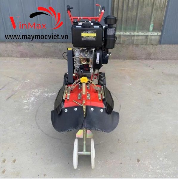 Máy đào rãnh, xới đất dắt tay chạy dầu Turbo TB178F