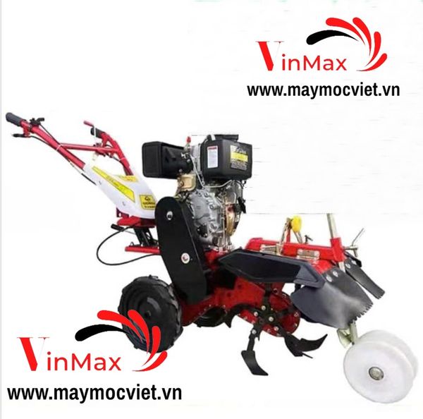 Máy đào rãnh, xới đất dắt tay chạy dầu Turbo TB178F