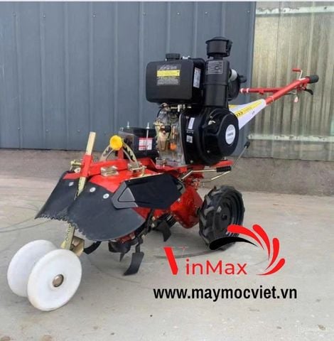 Máy đào rãnh, xới đất dắt tay chạy dầu Turbo TB178F