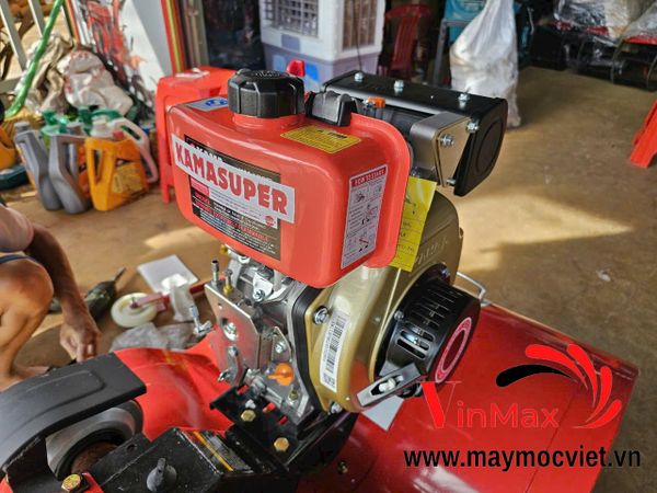 Máy xới đất dầu Kama 173 phay cầu trước
