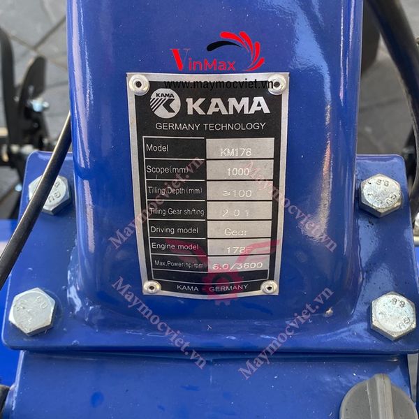 Máy xới đất chạy dầu Kama 178  (Chính hãng Kama)