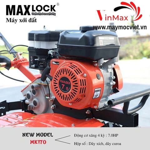 Máy xới đất chạy xăng MAXLOCK 7.0HP MK170