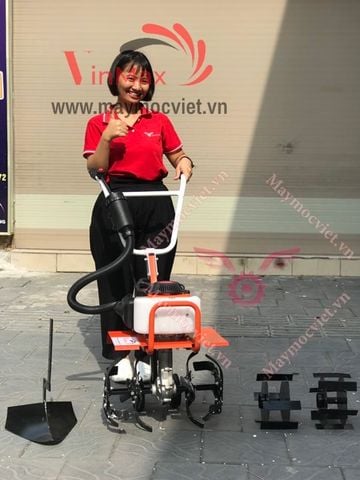 Máy xới đất sạc cỏ đa năng chạy xăng Turbo TBT500