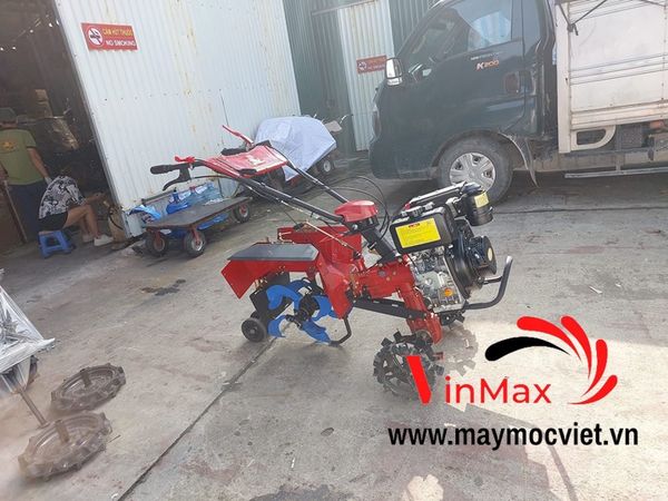 Máy làm đất đa năng phat, tạt, đào đất Trâu Vàng KB178
