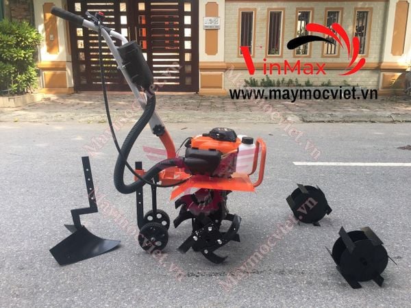 Máy xới đất sạc cỏ đa năng chạy xăng Turbo TBT500