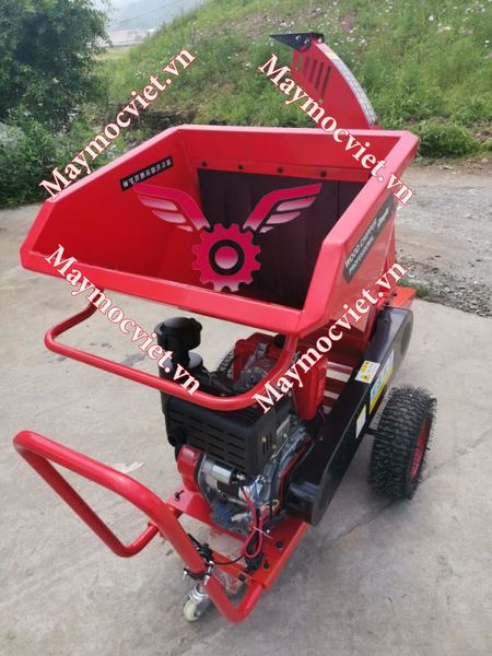 Máy băm cành cây, gỗ di động Savi420