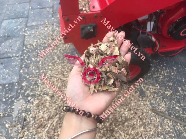 Máy băm cành cây, gỗ di động Savi420