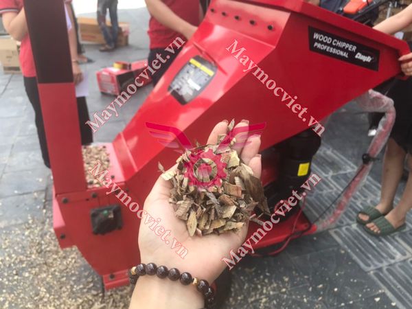 Máy băm cành cây, gỗ di động Savi420