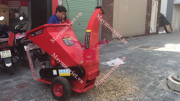 Máy băm cành cây, gỗ di động Savi420