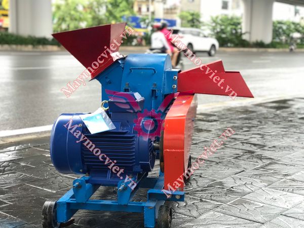 Máy băm mùn cưa, xơ dừa động cơ điện DC11